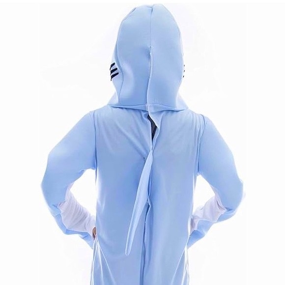 SHARK BLUE AND WHITE KIDS COSTUME SIZE 3-4 🌟NWOT🌟 - Picture 11 of 16